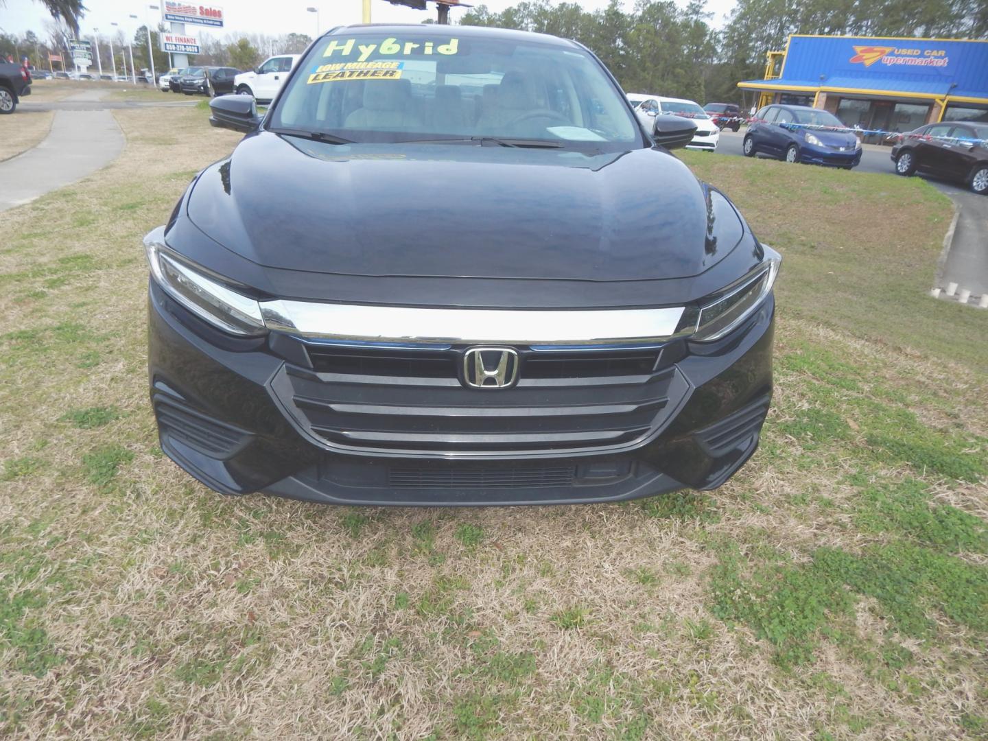 2019 Black /Gray Leather Honda Insight (19XZE4F58KE) with an 1.5L Hybrid engine, Automatic transmission, located at 3120 W Tennessee St, Tallahassee, FL, 32304-1002, (850) 575-6702, 30.458841, -84.349648 - Photo#2